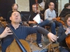Un grand moment d\'inspiration en pleine répétition générale !